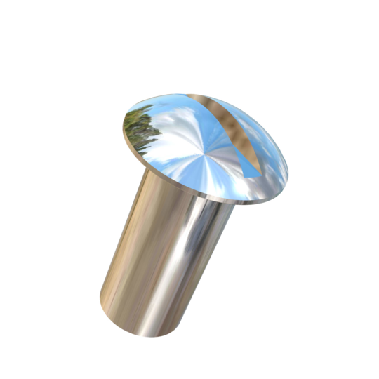 Titanium #8-32 X 1/2 inch UNC Slotted Allied Titanium Truss Head Binding Post Barrel